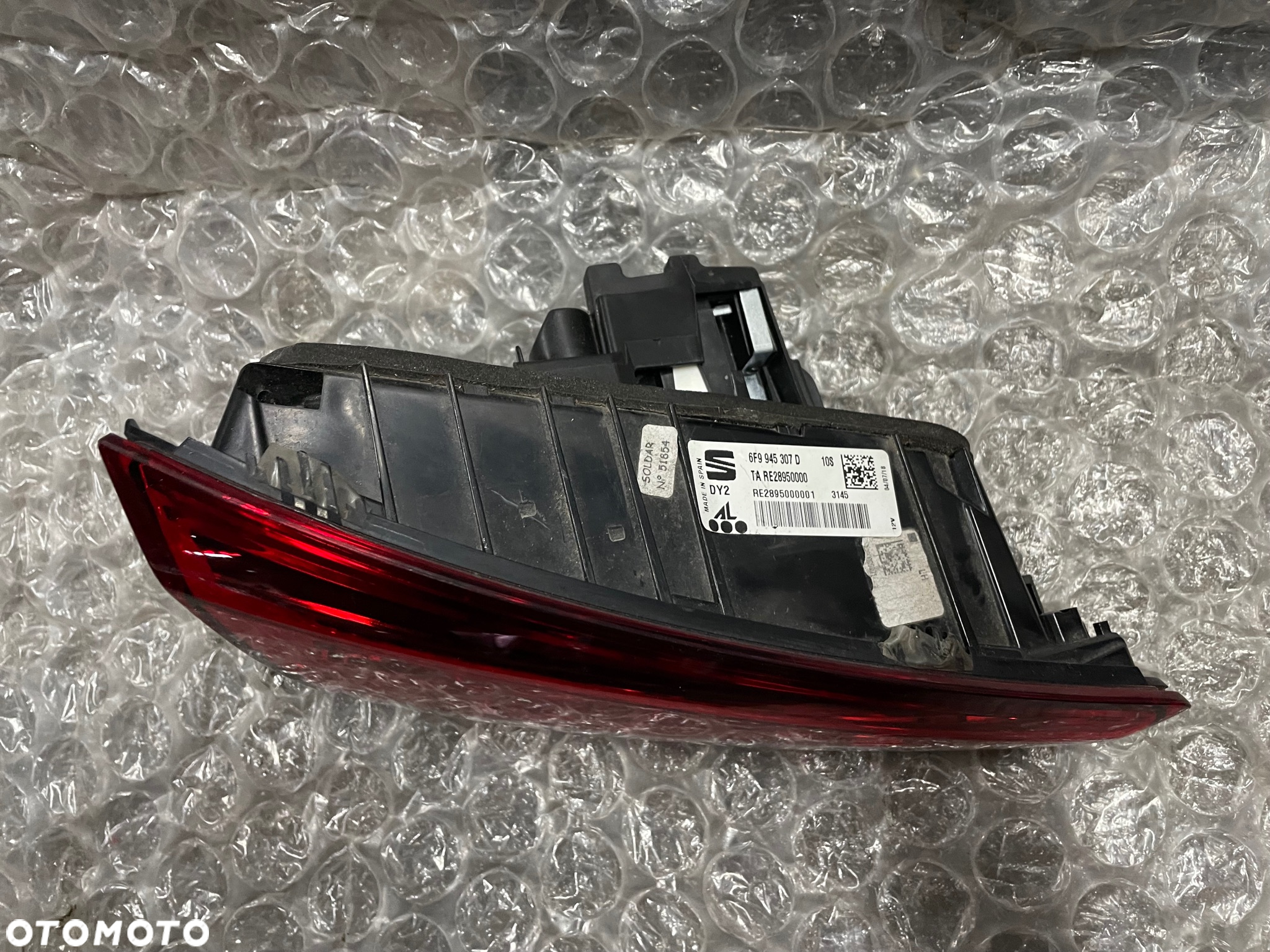 LAMPA TYŁ LEWA W KLAPĘ SEAT IBIZA V 6F0 6F9945307D LED - 7