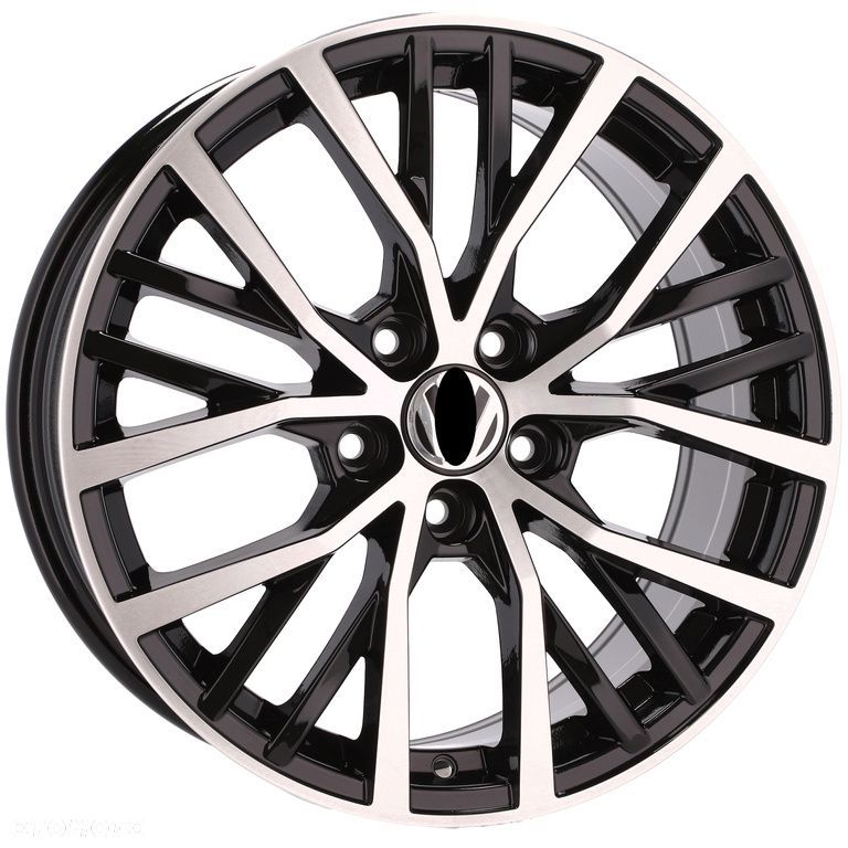 4x Felgi 17 m.in. do VW Bora FOX Golf MK3 Polo Taigo T-CROSS SKODA Scala Fabia Rapid - BK952 - 7