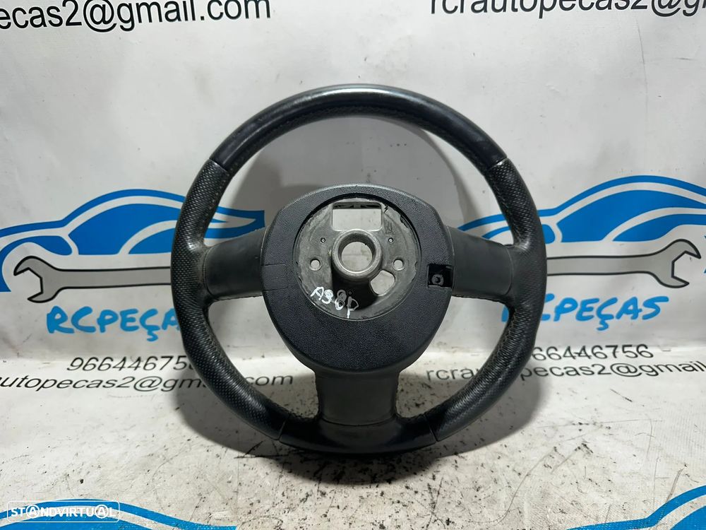 .Volante Pele Perfurada Original 3 Braços Sline Audi 8P0419091C 2004 - 2008 - 5