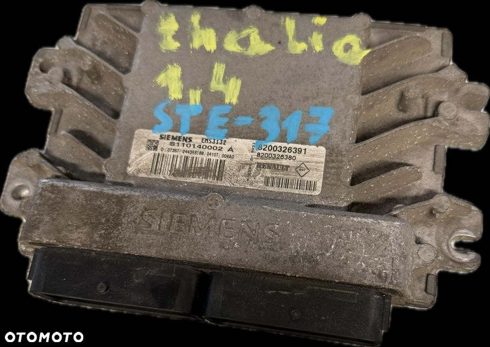 Sterownik KOMPUTER SILNIKA ECU Renault 8200326391 - 1
