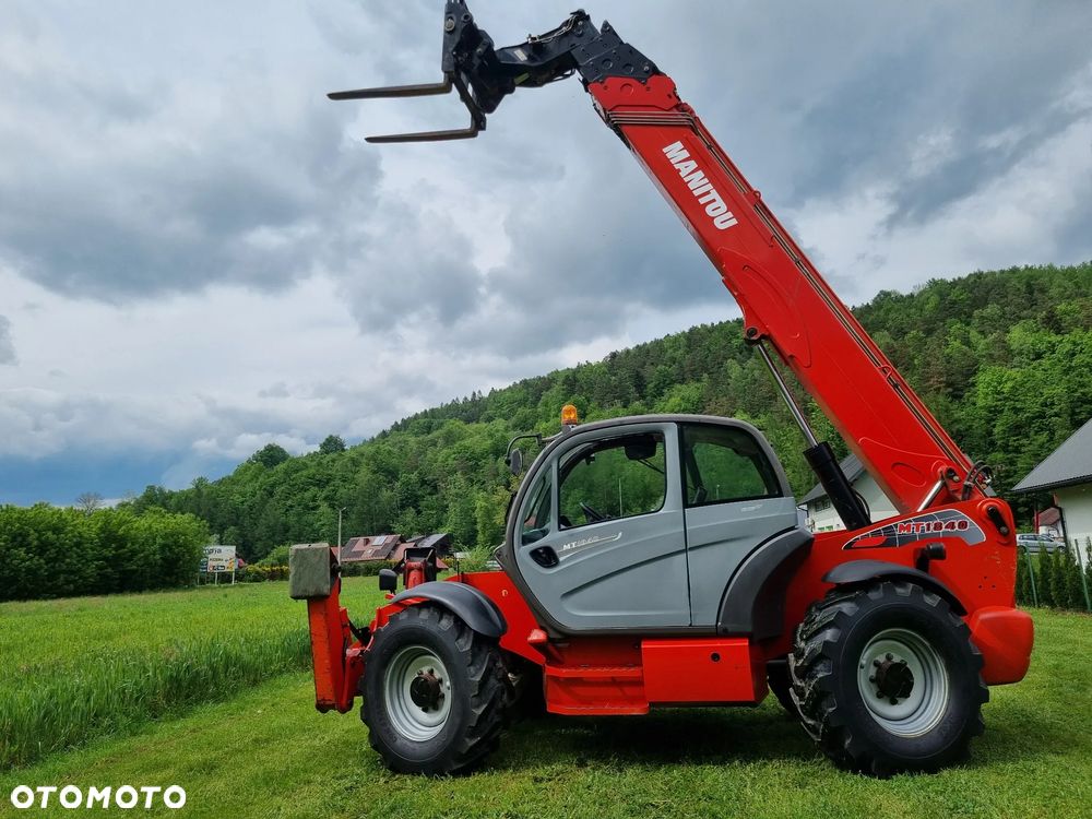 Manitou MT1840 Ładowarka Teleskopowa 18metrów jak nowa z salonu 2015r 3180 mtg z Norwegii Widły i Łyżka PERKINS - 14