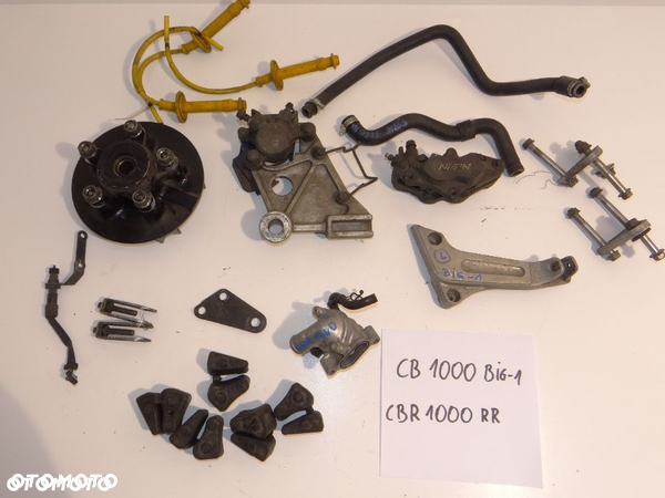 CB 1000 BIG-1 set mocowanie podnóżka lewy, zacisk hamulca przód tył, termostat +