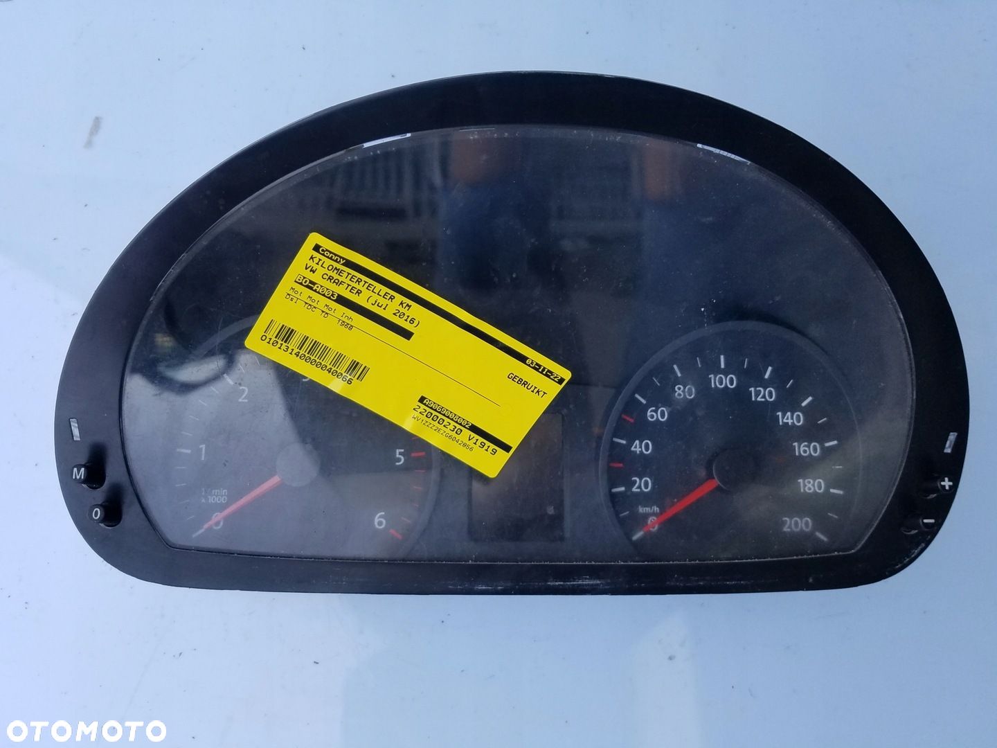 LICZNIK ZEGARY VW CRAFTER 2.0 TDI 2E0910160AT - 1