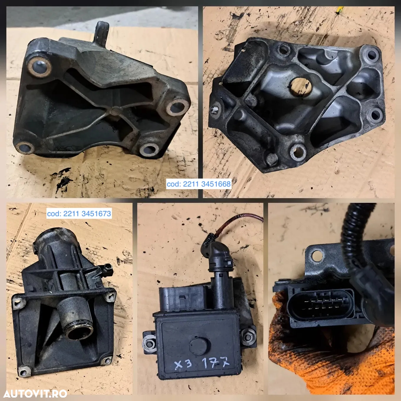 Turbina Galerie admisie Compresor Alternator  Racitor gaze EGR supapa Termoflot Pompa servo Instalatie electrica Bmw  X3 E83 X3 E83 Lci - 6