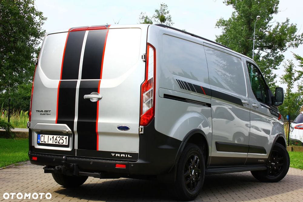 Ford TRANSIT CUSTOM TRAIL 2.0 TDCI 131KM 3 OSOBOWY NAVIGACJA KAMERA FELGI FULL OPCJA STAN PERFEKT FV23% - 12