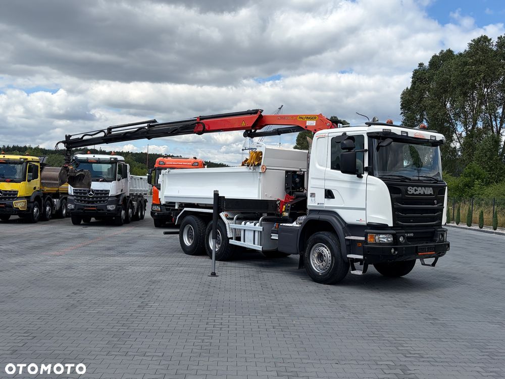 Scania P410 / 6x4 / EURO 6 / HDS / WYSUW x3 / ROTATOR / CHYWTAK / STEROWANIE RADIOWE / WYWROTKA / HYDROBURTA / AUTOMAT / KAMERA COFANIA / NAWIGACJA / NISKI PRZEBIEG / 2017 / SERWISOWANY / SPROWADZONY - 26