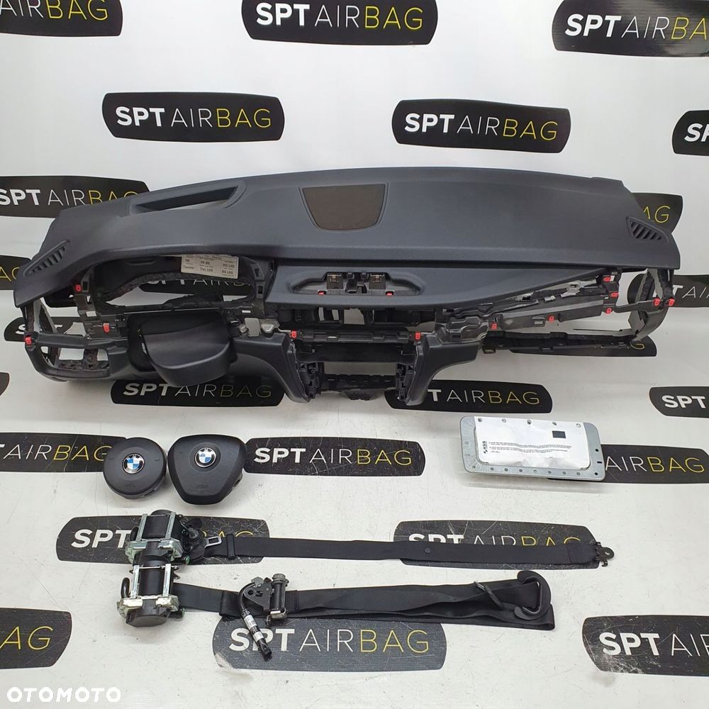 BMW X6 F16 DESKA ROZDZIELCZA KONSOLA KOKPIT PULPIT PODUSZKI AIRBAG AIR BAG PASY KIT SET - 1