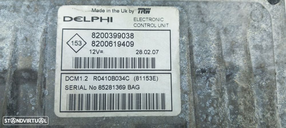 Centralina motor / ECU RENAULT Clio III (BR0/1, CR0/1) - 4