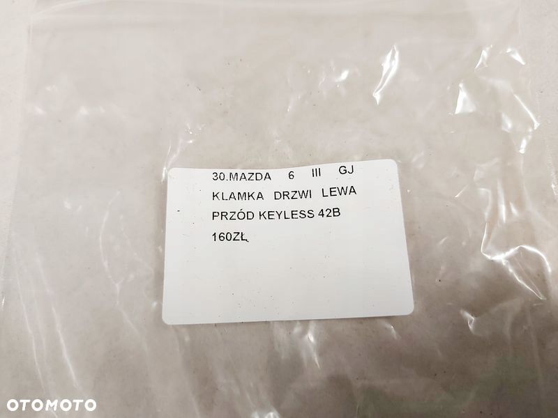 MAZDA 6 III GJ KLAMKA DRZWI LEWA PRZÓD KEYLESS 42B - 8