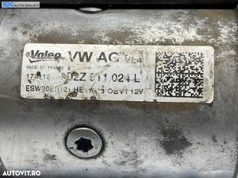 Electromotor cu 13 Dinti Volkswagen Touran 1T3 1.6 TDI CAY CAYB CAYC 2010 - 2015 Cod 02Z911024L [B3598] - 2