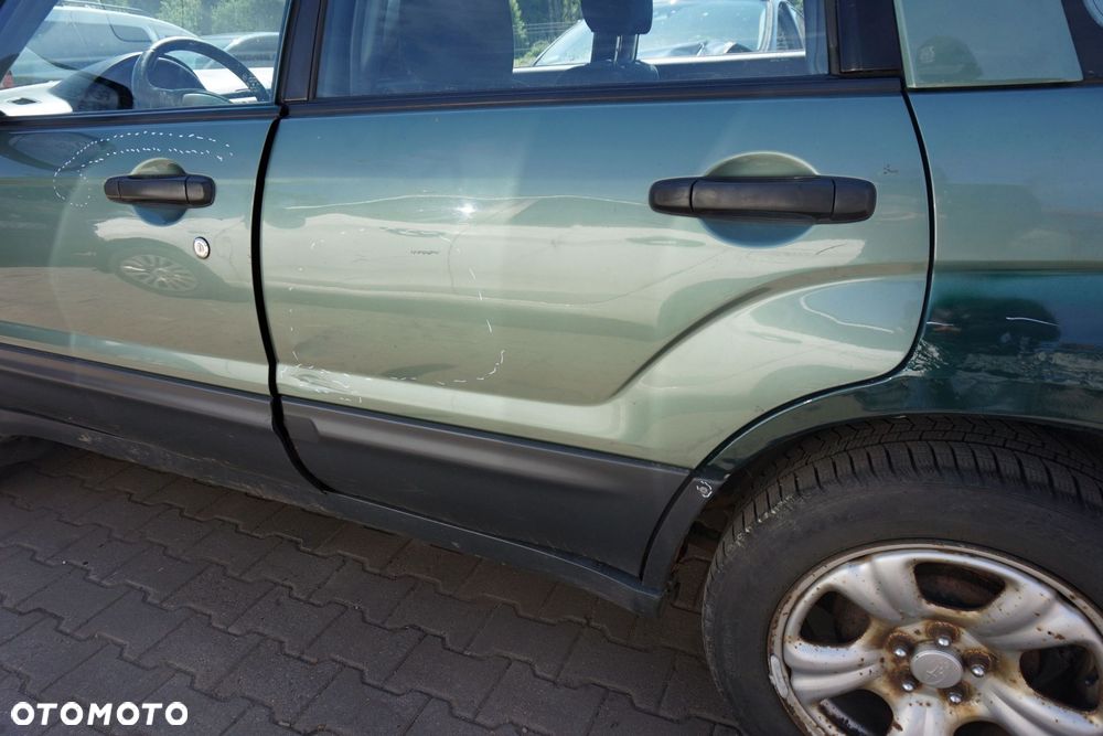 DRZWI TYLNE LEWE FORESTER II SG LIFT 5F6  ZIELONY EVERGREEN SUBARU 2006-2008 - 2