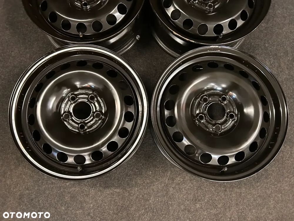 Felgi stalowe z oryginalnymi kołpakami Audi A1 2Q0 15 cali 5x100 4szt. Jak Nowe! - 6