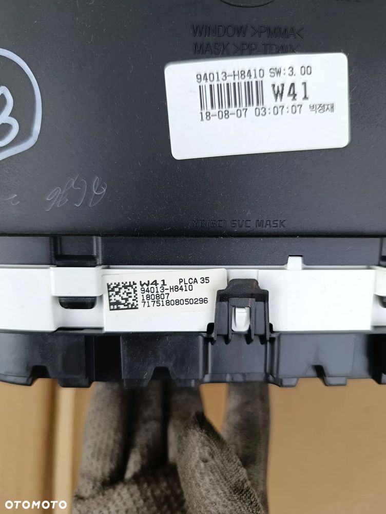 KIA STONIC 1.0 B LICZNIK PRĘDKOŚCIOMIERZ ZEGARY EUROPA 94013-H8410 - 5