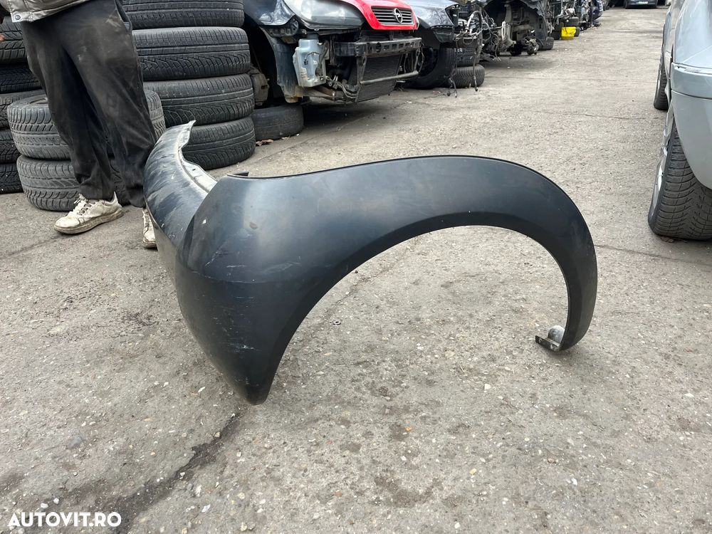 Aripa dreapta spate Smart ForFour negru 2007 - 5