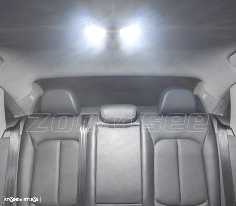 KIT COMPLETO 15 LAMPADAS LED INTERIOR PARA AUDI A3 S3 8 V SEDAN QUATTRO SPORTBACK LIMUSINA 14- - 4