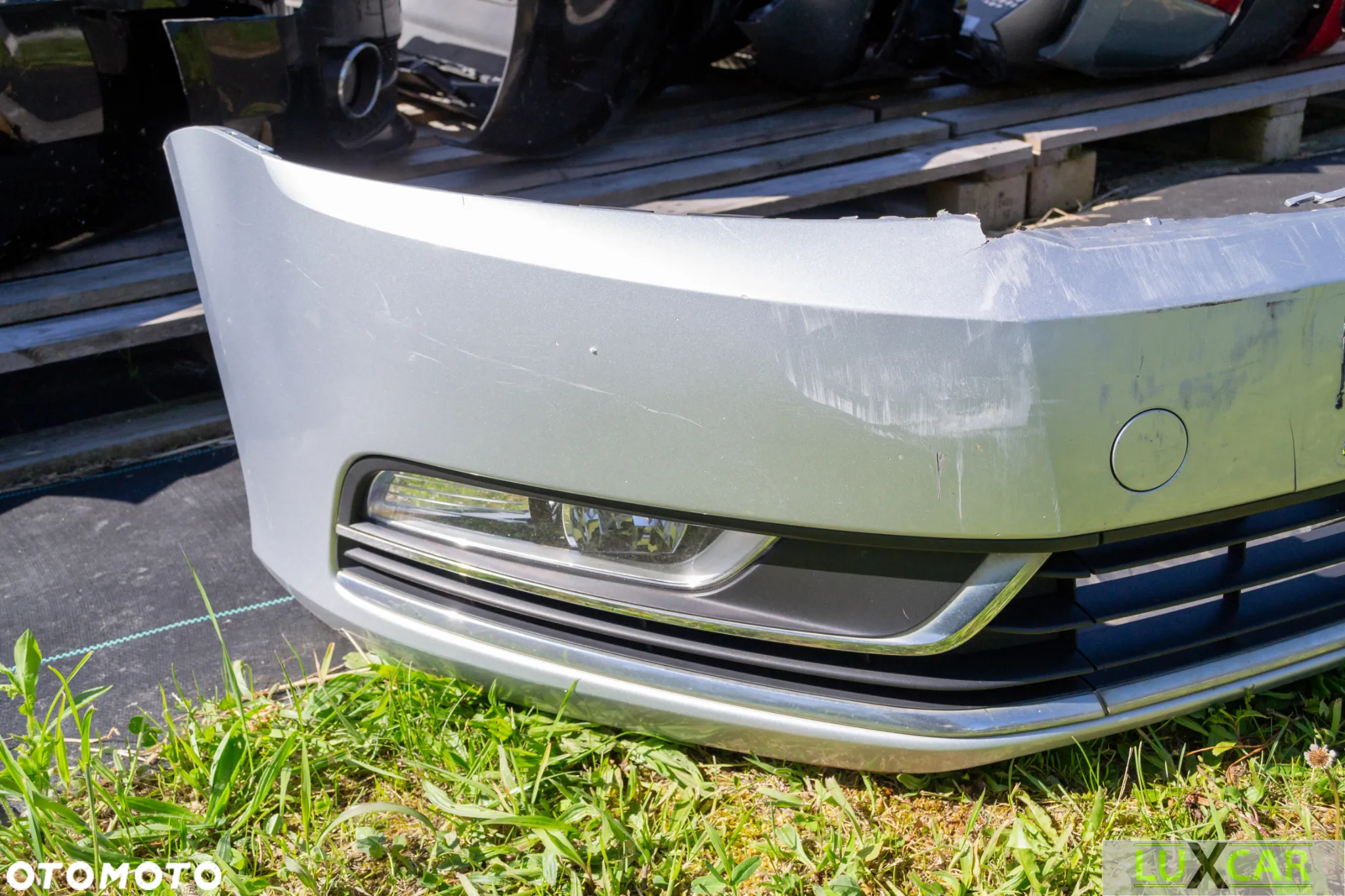 VW PASSAT B7 ZDERZAK PRZÓD PRZEDNI SREBRNY LA7W GORLICE RZ2/58 - 9