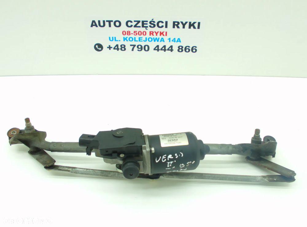 Toyota Corolla Verso II 05 r mechanizm wycieraczek silnik - 2