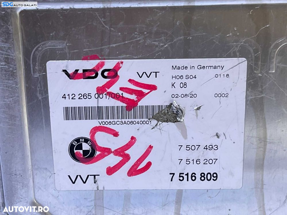 ECU Calculator Motor BMW Seria 3 E46 316 318 VVT Valvetronic 1998 - 2006 Cod 7516809 7507493 7516207 [L2575] - 2