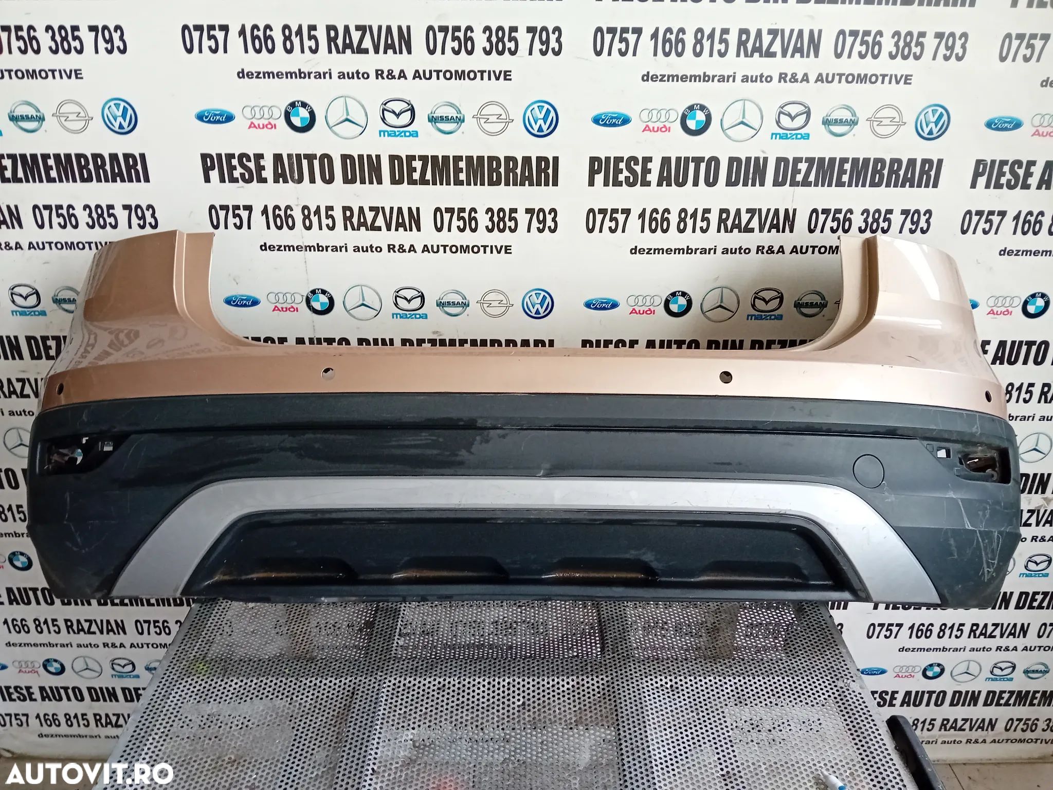 Bara Spate Vw T-Cross 2018-2023 Cu Gauri Pentru 4 Senzori LICHIDARE STOC - 1