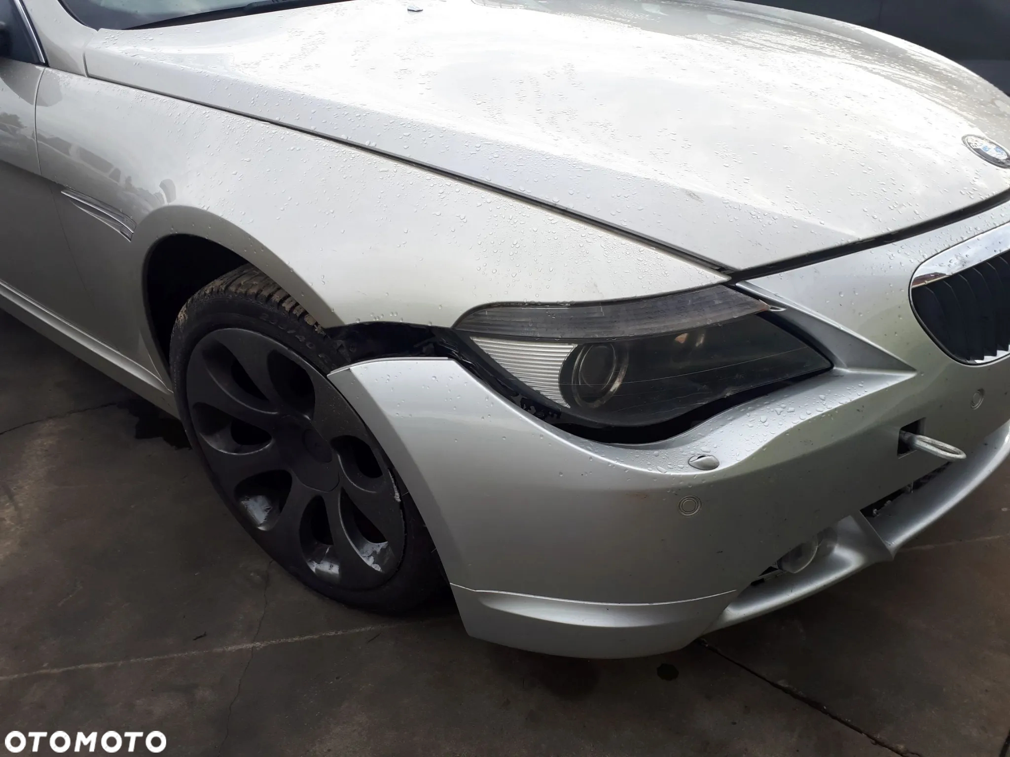 BMW E63 6 630i 03-06 MASKA PRZÓD PRZEDNIA A14/7 MINERALSILBER - 2