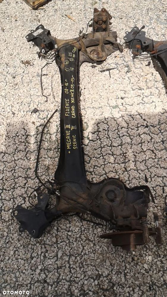 RENAULT MEGANE III / II | SCENIC III / II | GRAND SCENIC III / II | FLUENCE | BELKA ZAWIESZENIA TYLNA (dostępne 6 belek zawieszenia) - 10