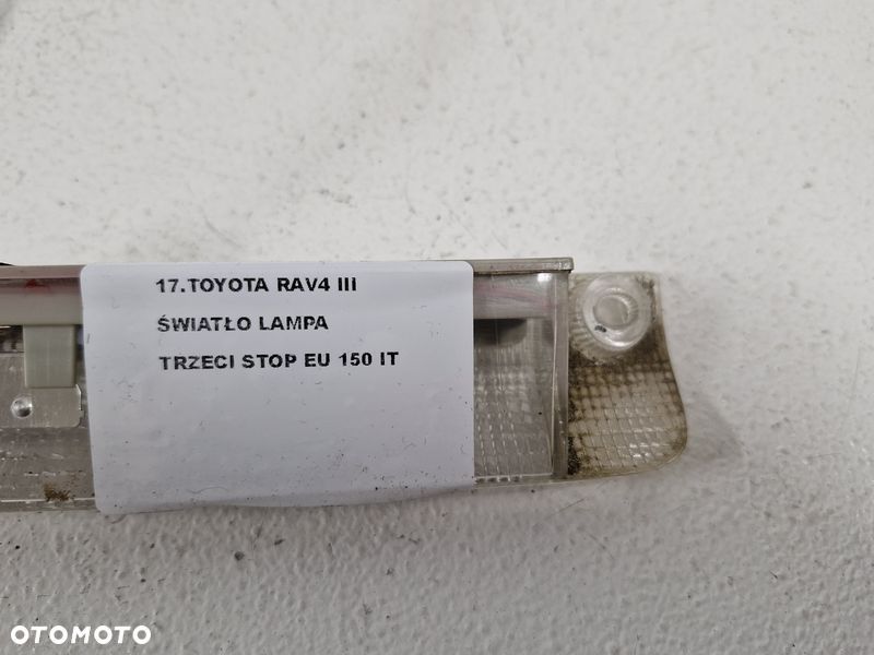 TOYOTA RAV4 III 3 ŚWIATŁO TRZECIE 3 STOP STOPU - 7