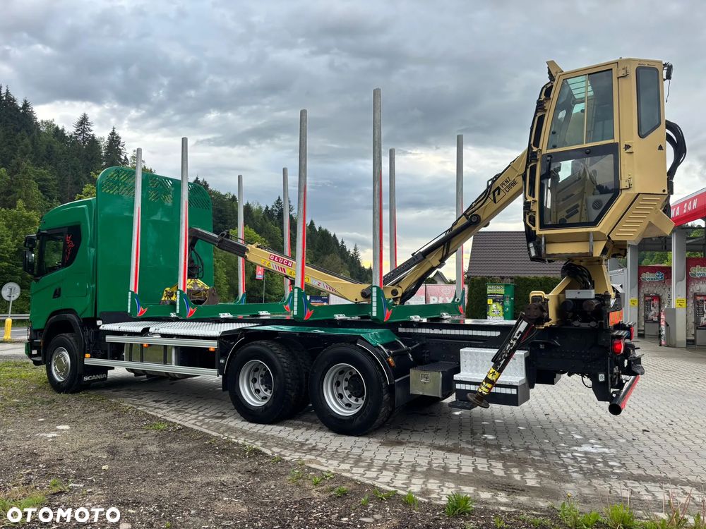 Scania Scania 500XT 6X4 EURO 6 Resor Resor Dzwig HDS z kabiną Do drewna Lasu dłużycy kłody Palfinger - 3