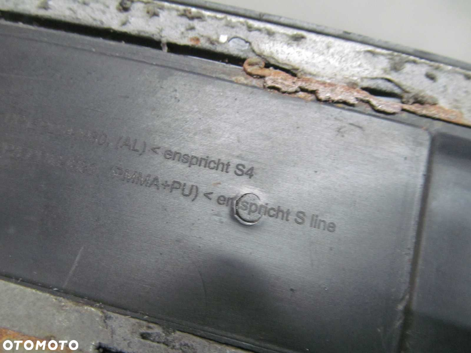 AUDI A4 B7 S-LINE LISTWA PROGOWA NAKLADKA TYL 8E0853375 LEWA 04-07 - 8