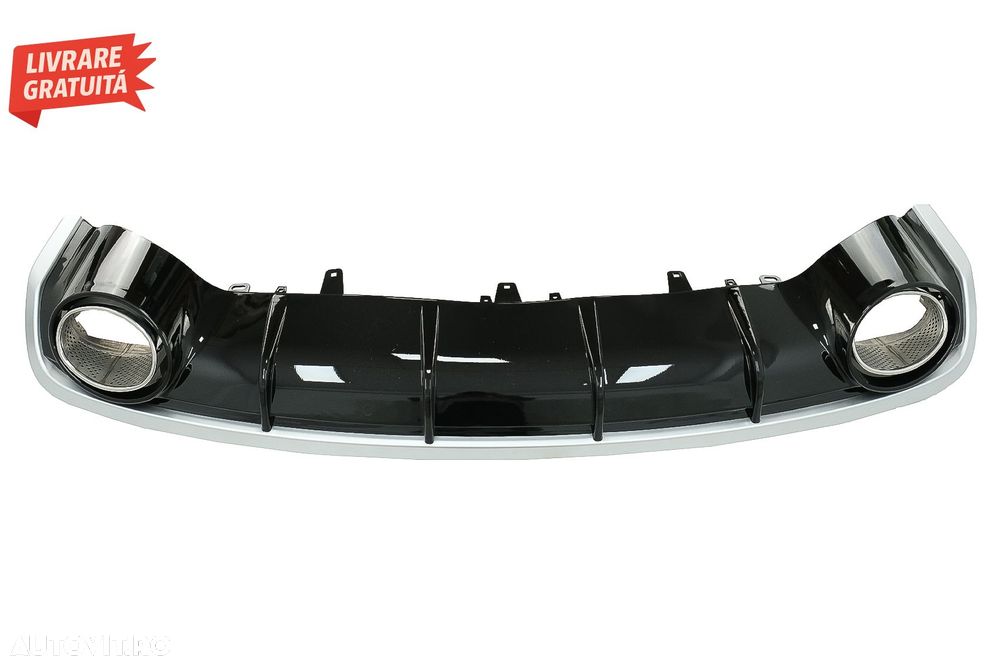 Difuzor Bara Spate si Ornamente Evacuare Audi A6 4G Facelift (2015-2018) RS6 Desig- livrare gratuita - 6