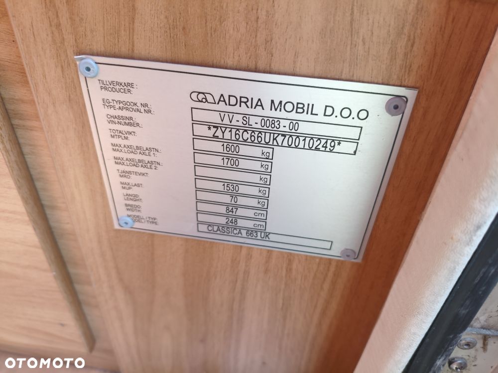 Adria CLASSICA 663UK - 36