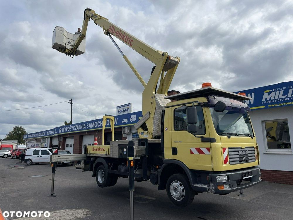 MAN Man TGL 8.180 Podnośnik koszowy 27m RUTHMANN T270 Zwyżka 2008 - 9