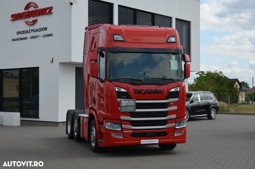 Scania R 500 / 6x2/4 PUSHER / ADR FL AT / FULL LED / PRZESUWANE SIODŁO / ACC / N AVI / ALUSY / 3096