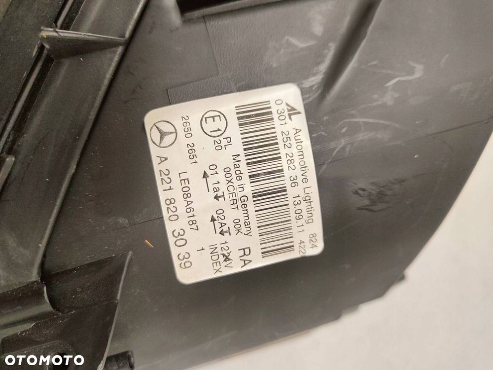 Mercedes-Benz S W221 XENON Przód strona prawa A2218203039 - 8