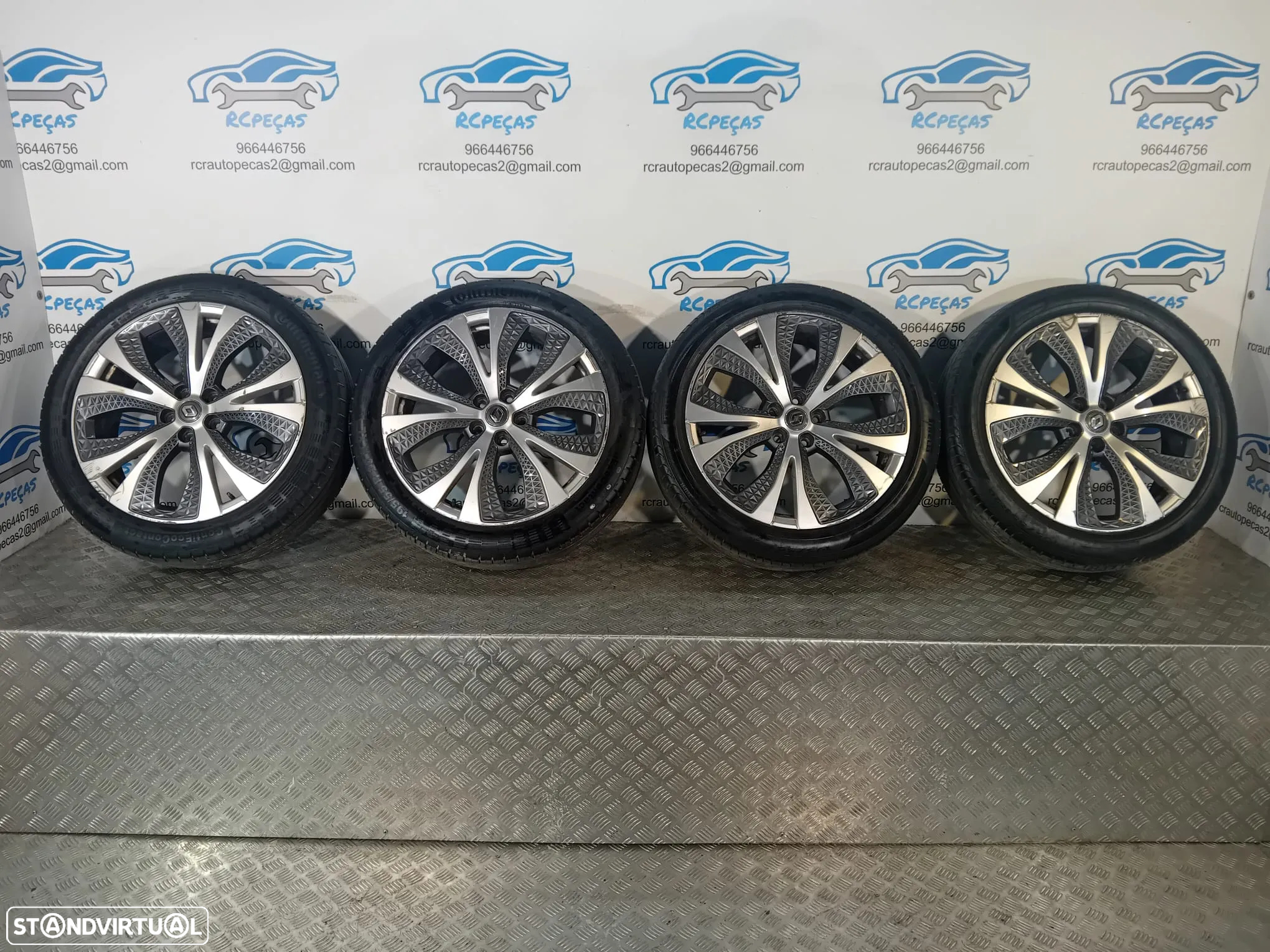 .Conjunto Jantes 20 Originais Renault Grand Scenic IV 4 6.5J ET33 5x114.3 - 8