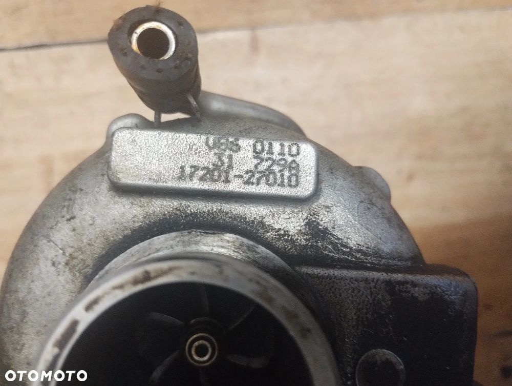 TOYOTA AVENSIS T22 97-03 r. 2,0 D4D 110KM turbosprężarka TURBO turbina 17201-27010 * - 4