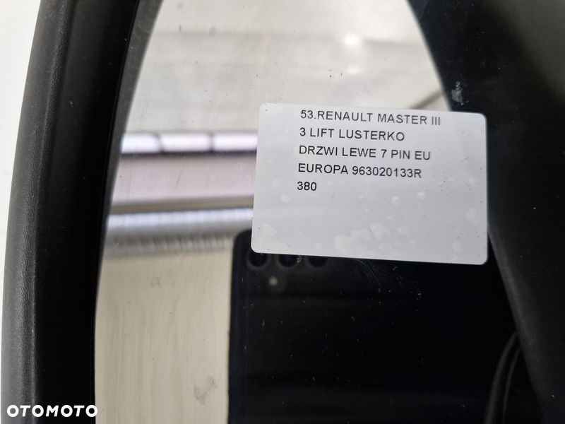RENAULT MASTER 3 III LIFT LUSTERKO DRZWI LEWE 7 PIN EU 963020133R - 7