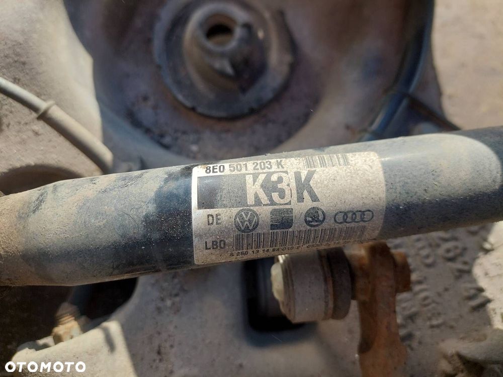 KOMPLETNE ZAWIESZENIE BELKA SANKI TYŁ QUATTRO DYFER AUDI A4 B6 EUB - 5