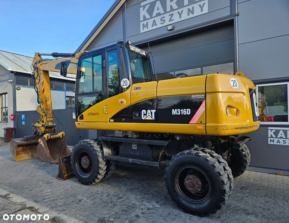Caterpillar KOPARKA KOŁOWA CAT CATERPILLAR M316D M316 315 316 318 2008R - 32
