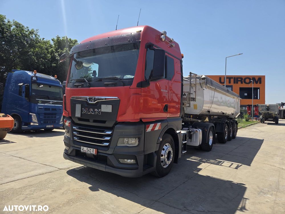 MAN TGX 18.470 4x2, 2021, 391.680km, cutie AUTOMATA+INTARDER 6 trepte, KIT BASCULARE, Aer cond STATIONARE, FRIGIDER, jante Aluminiu, Anv 90% ok, rez motorina 600l aluminiu, rulat in GERMANIA, Carte Idenitate RAR, posibil leasing 4 ani-PROMOTIE 41.900 EUR - 1