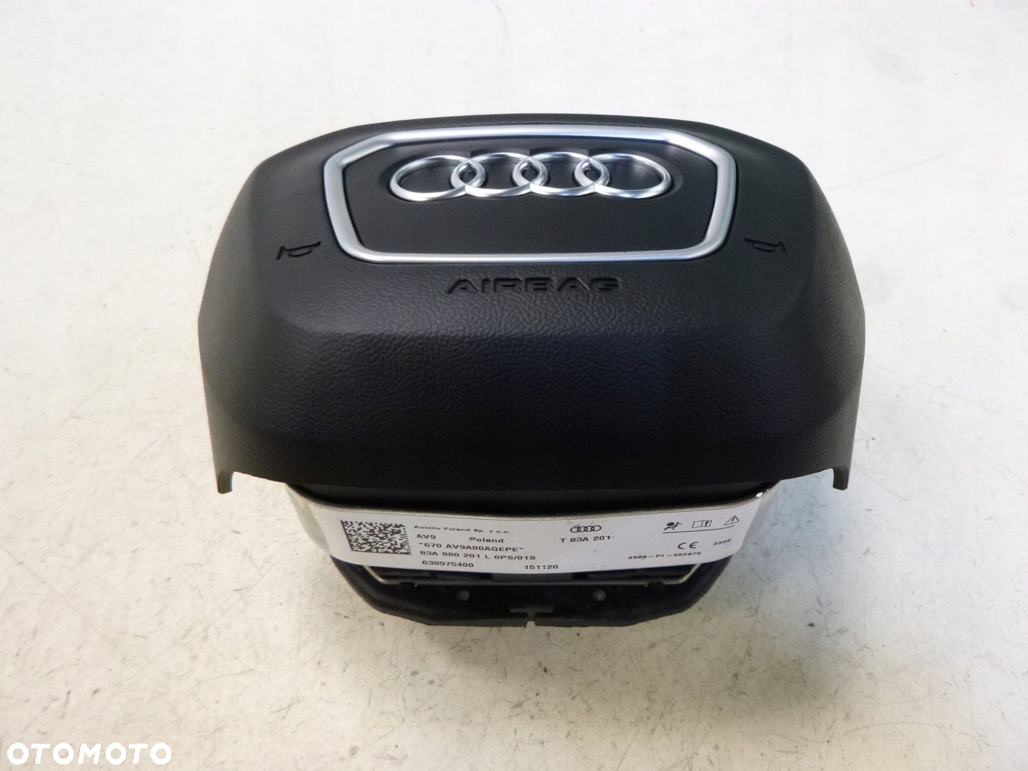 AUDI Q3 II AIRBAG PODUSZKA POWIETRZNA KIEROWCY ORYGINAŁ NOWA - 2