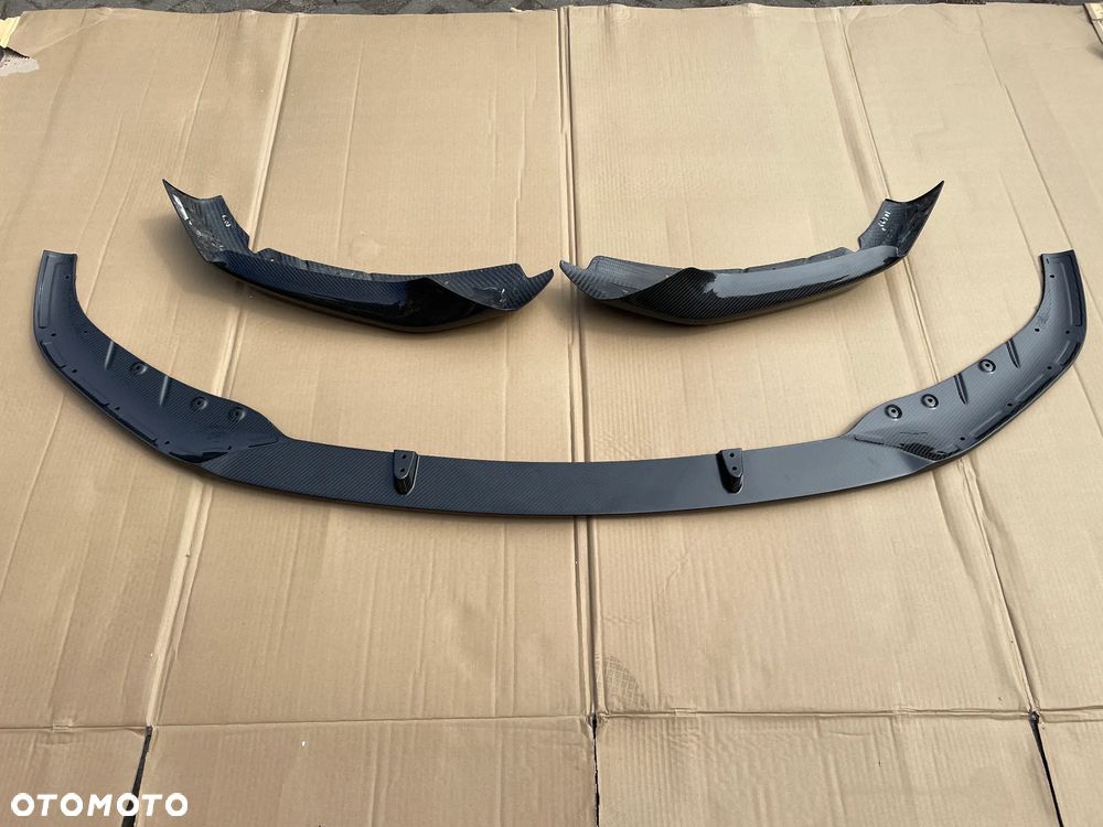 BMW 5 G30 G31 listwy przód dyfuzor spoiler karbon carbon m performance - 1