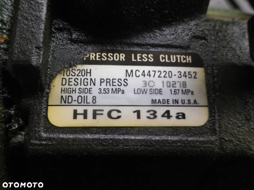 Sprężarka klimatyzacji Chrysler Voyager IV 3.3 V6 447220-3452 05005440AA - 5
