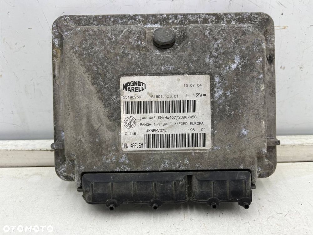 Komputer silnika Fiat Panda 2 II 03-12r 1.1b Benzyna sterownik ECU 55196259 61601.123.01 - 1