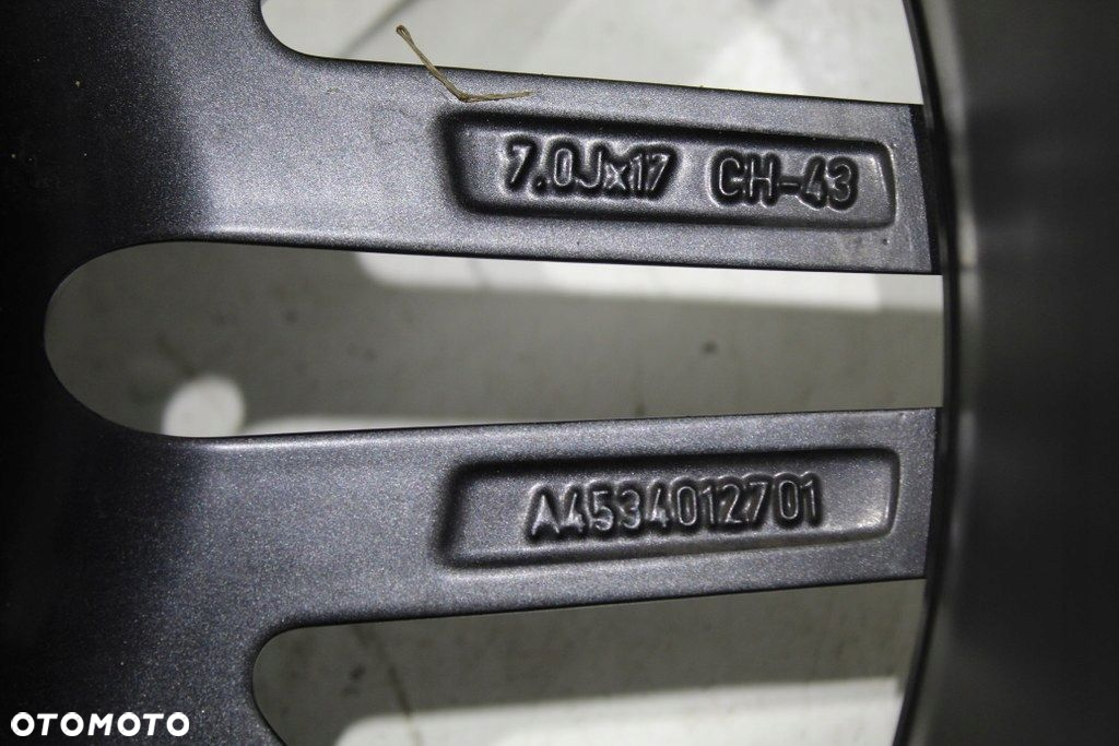 Smart A453 Brabus Felga Felgi 17" Czujnik - 2