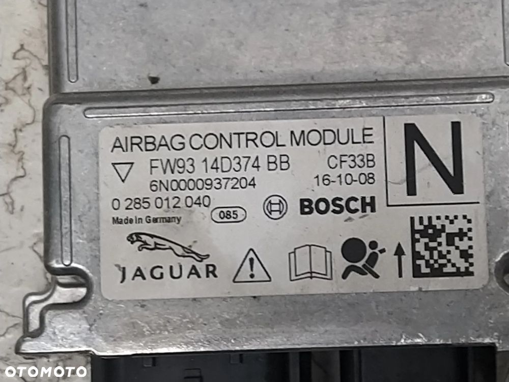 JAGUAR XJ X351 MODUŁ SENSOR STEROWNIK AIRBAG PODUSZKI POWIETRZNEJ ORYGINAŁ - 3