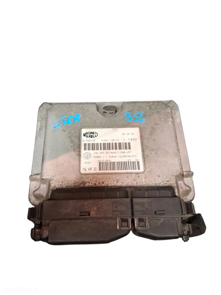 Sterownik KOMPUTER SILNIKA ECU FIAT PANDA 1.1 51793113 - 1