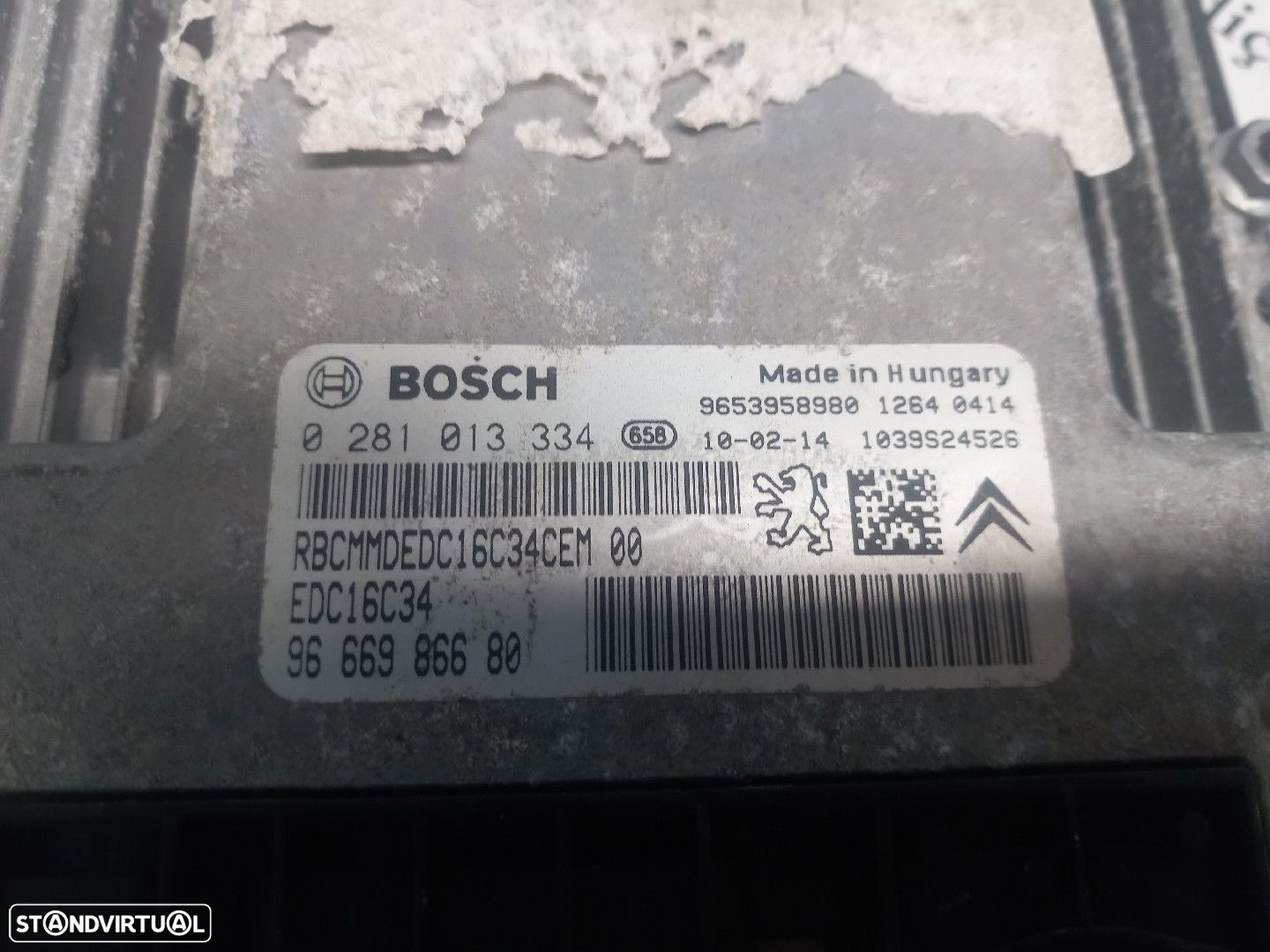 Centralina Motor Peugeot 3008 Veículo Multiuso (0U_) - 4
