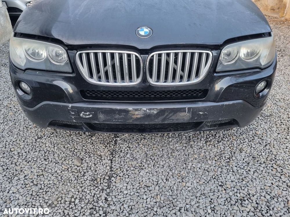 Bara fata BMW X3 E83 Facelift 2006 - 2010 Black Sapphire Metallic 475 (1368) model fara ... - 1