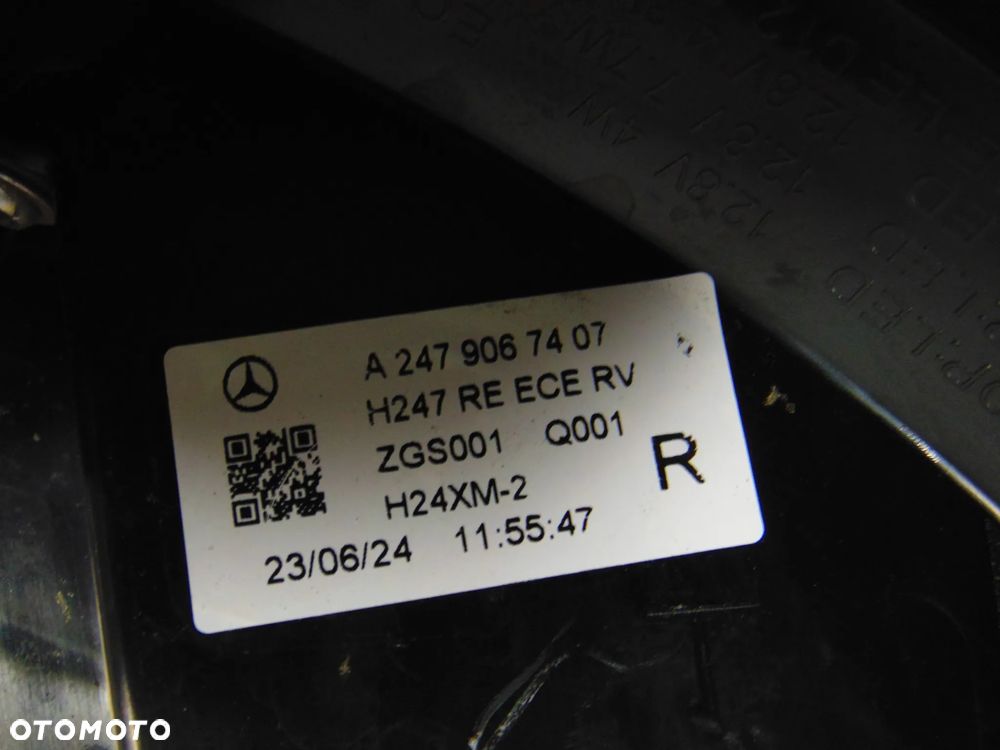 Lampa Prawa Tył Mercedes GLA Lift A2479067407 - 4