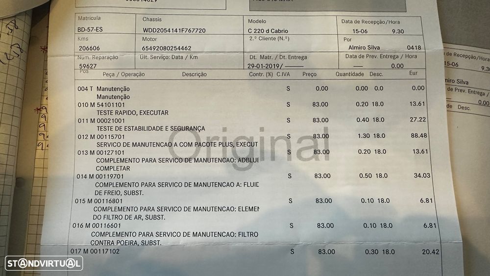 Mercedes-Benz C 220 d Cabrio 9G-Tronic - 20